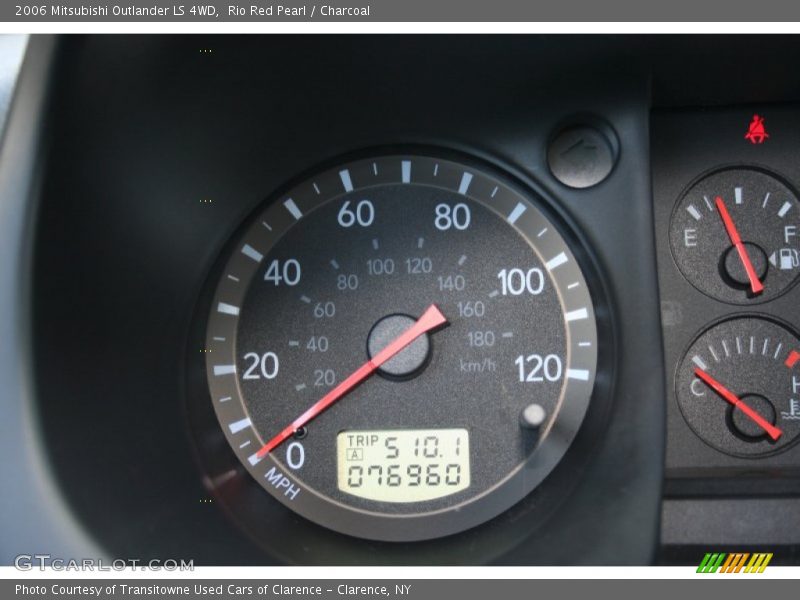 Rio Red Pearl / Charcoal 2006 Mitsubishi Outlander LS 4WD