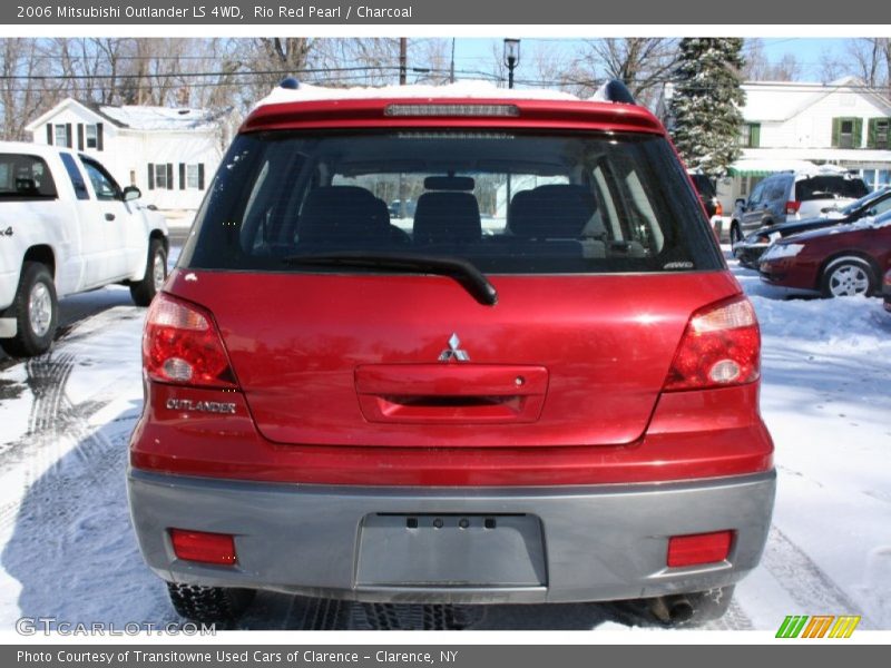 Rio Red Pearl / Charcoal 2006 Mitsubishi Outlander LS 4WD