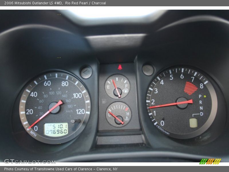 Rio Red Pearl / Charcoal 2006 Mitsubishi Outlander LS 4WD