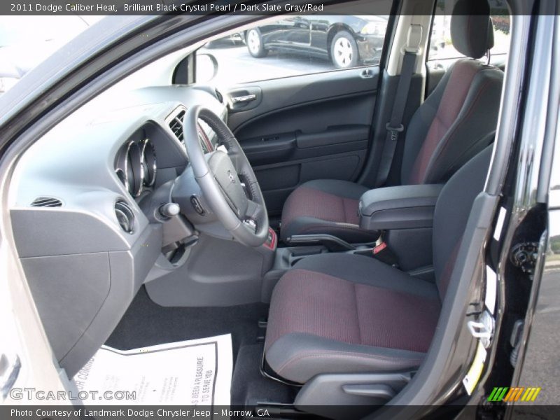  2011 Caliber Heat Dark Slate Gray/Red Interior