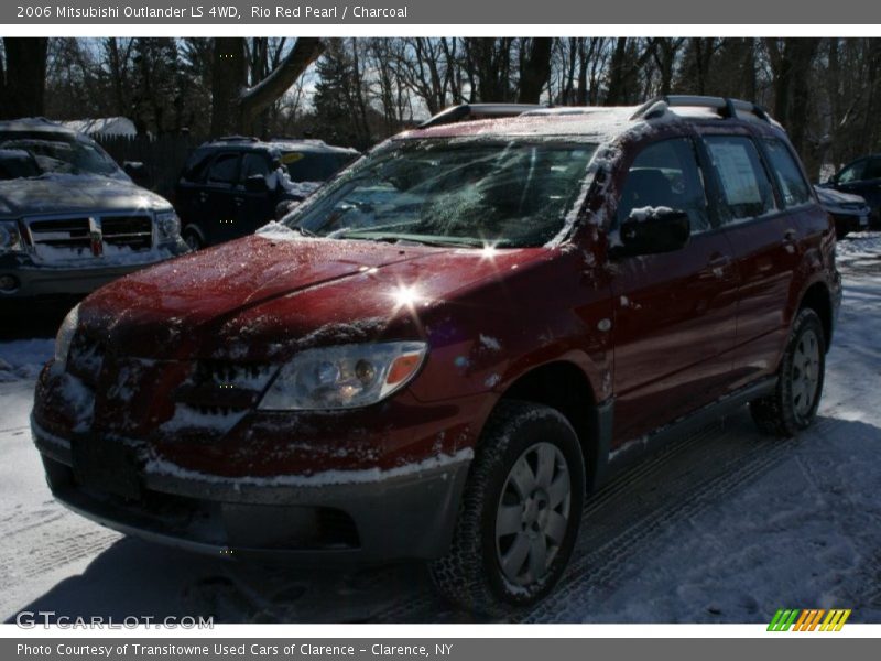 Rio Red Pearl / Charcoal 2006 Mitsubishi Outlander LS 4WD
