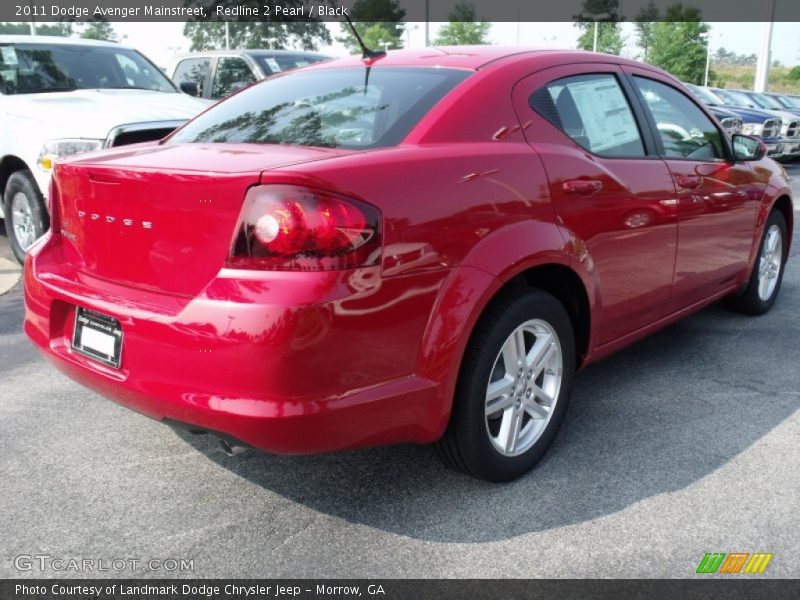 Redline 2 Pearl / Black 2011 Dodge Avenger Mainstreet