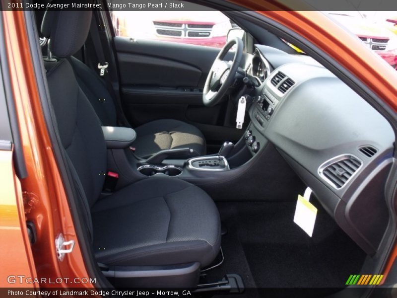 Mango Tango Pearl / Black 2011 Dodge Avenger Mainstreet