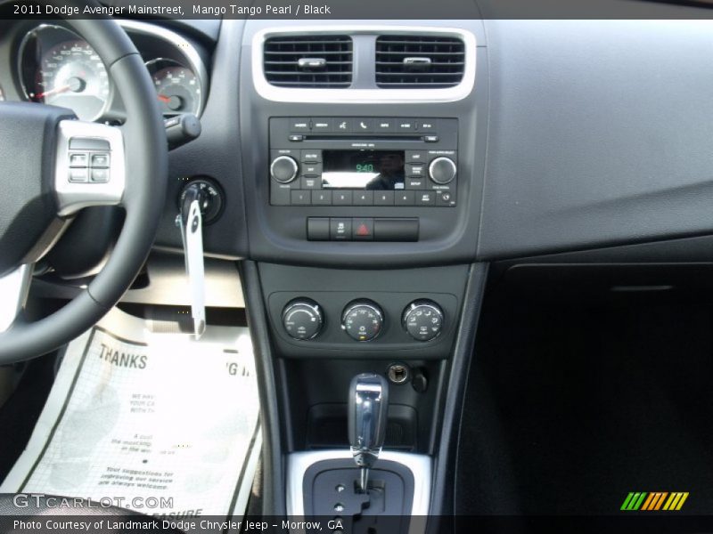 Mango Tango Pearl / Black 2011 Dodge Avenger Mainstreet