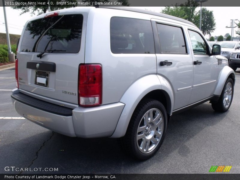Bright Silver Metallic / Dark Slate Gray 2011 Dodge Nitro Heat 4.0
