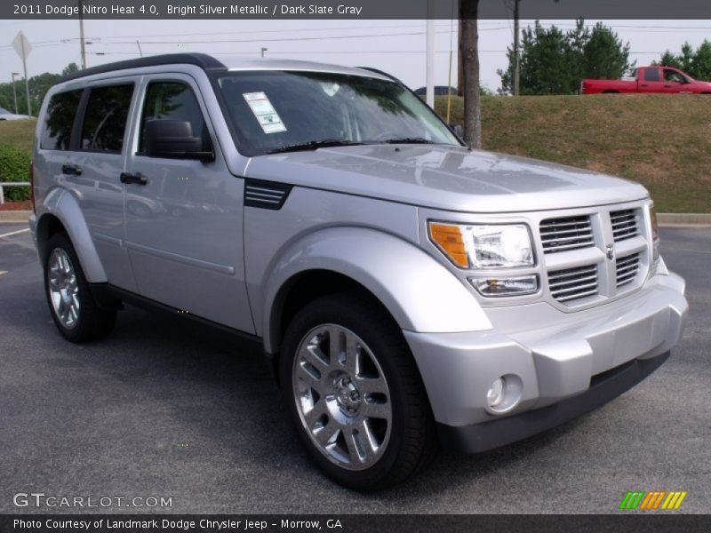 Bright Silver Metallic / Dark Slate Gray 2011 Dodge Nitro Heat 4.0