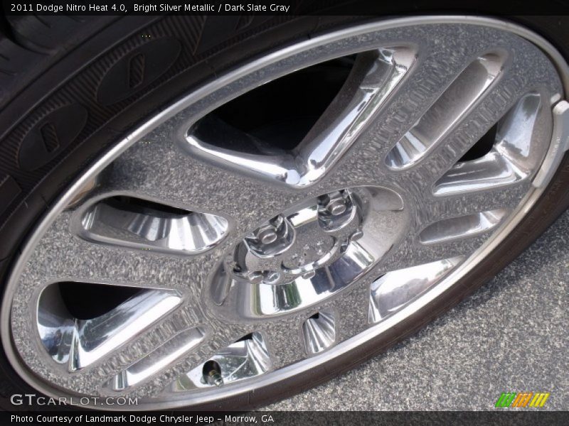 Bright Silver Metallic / Dark Slate Gray 2011 Dodge Nitro Heat 4.0