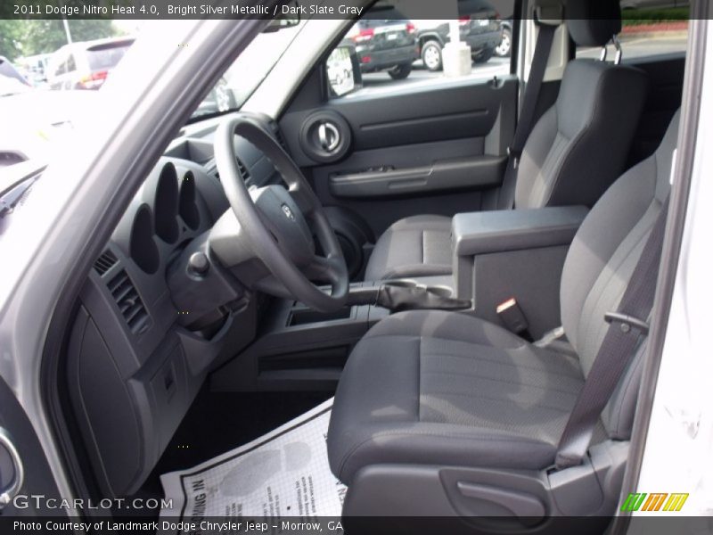 Bright Silver Metallic / Dark Slate Gray 2011 Dodge Nitro Heat 4.0