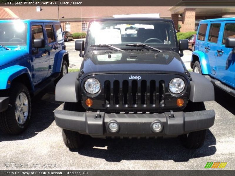 Black / Black 2011 Jeep Wrangler Sport 4x4