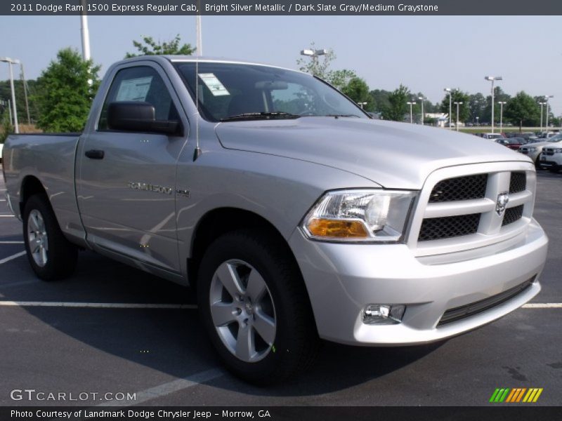  2011 Ram 1500 Express Regular Cab Bright Silver Metallic