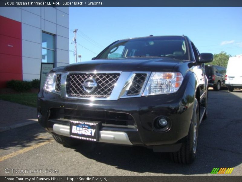 Super Black / Graphite 2008 Nissan Pathfinder LE 4x4