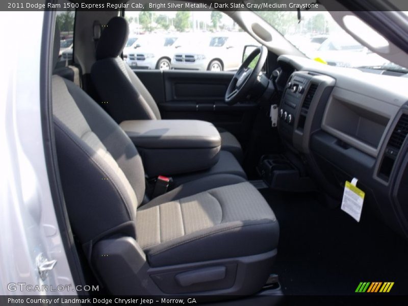 Bright Silver Metallic / Dark Slate Gray/Medium Graystone 2011 Dodge Ram 1500 Express Regular Cab