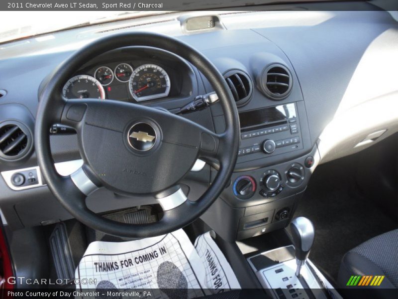 Sport Red / Charcoal 2011 Chevrolet Aveo LT Sedan