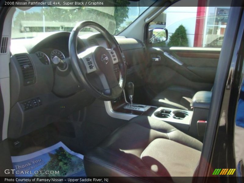 Super Black / Graphite 2008 Nissan Pathfinder LE 4x4