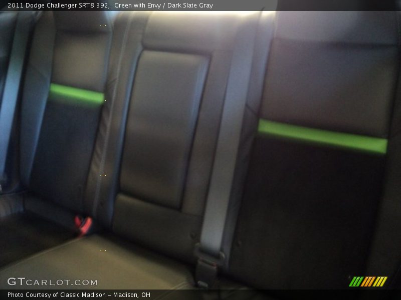 Green with Envy / Dark Slate Gray 2011 Dodge Challenger SRT8 392