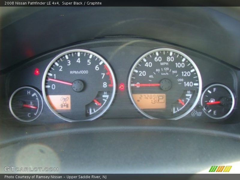 Super Black / Graphite 2008 Nissan Pathfinder LE 4x4