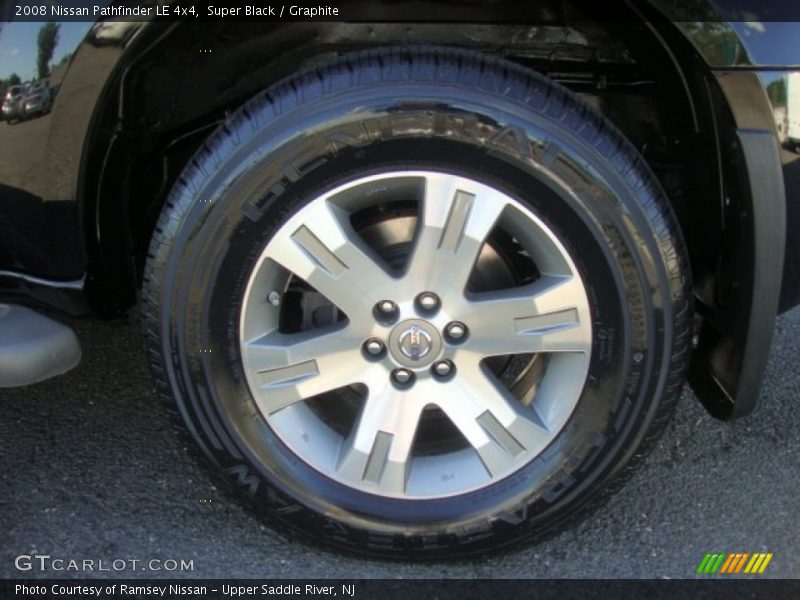 Super Black / Graphite 2008 Nissan Pathfinder LE 4x4