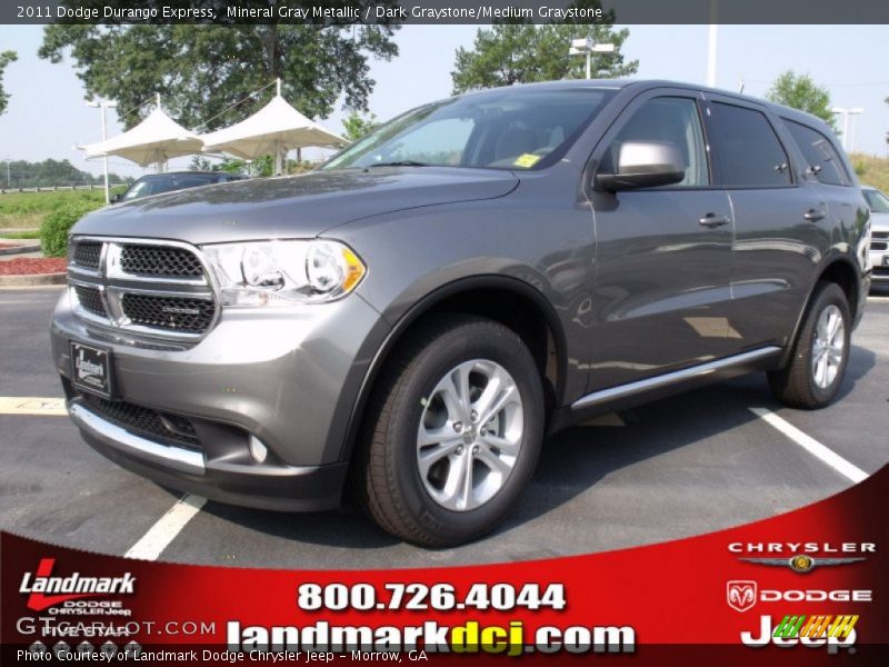 Mineral Gray Metallic / Dark Graystone/Medium Graystone 2011 Dodge Durango Express