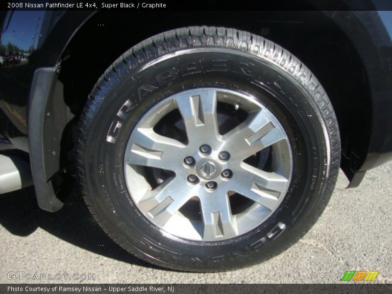 Super Black / Graphite 2008 Nissan Pathfinder LE 4x4