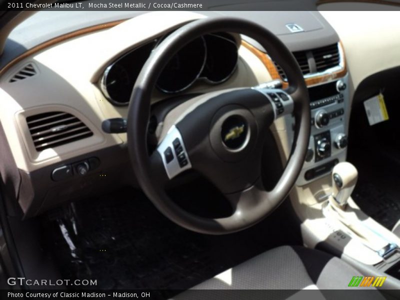 Mocha Steel Metallic / Cocoa/Cashmere 2011 Chevrolet Malibu LT