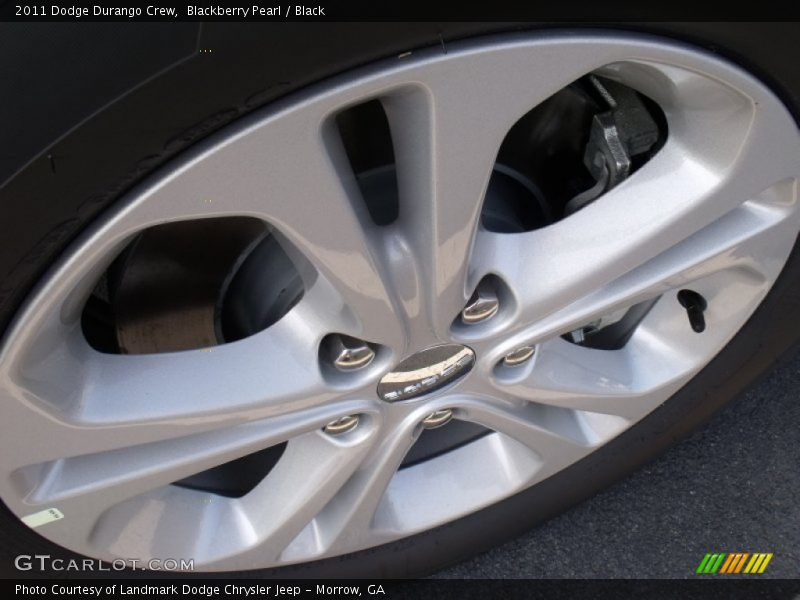 Blackberry Pearl / Black 2011 Dodge Durango Crew