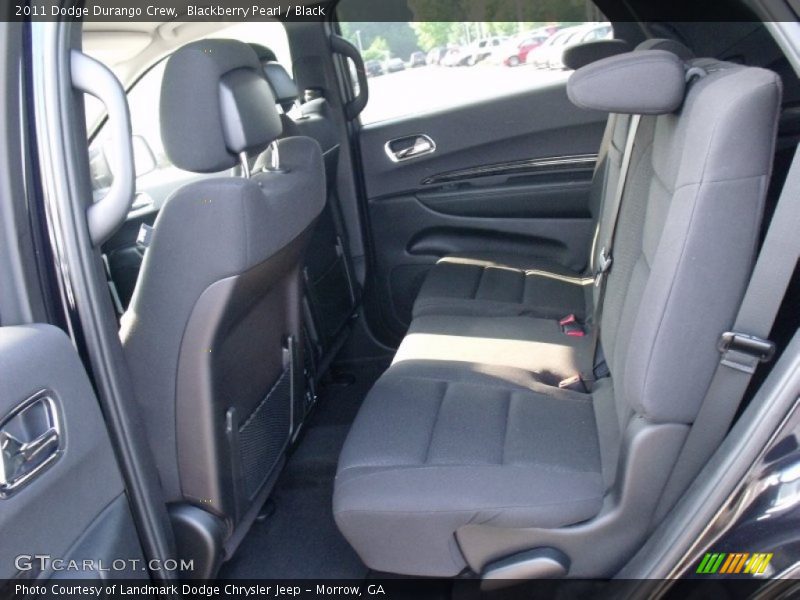 Blackberry Pearl / Black 2011 Dodge Durango Crew