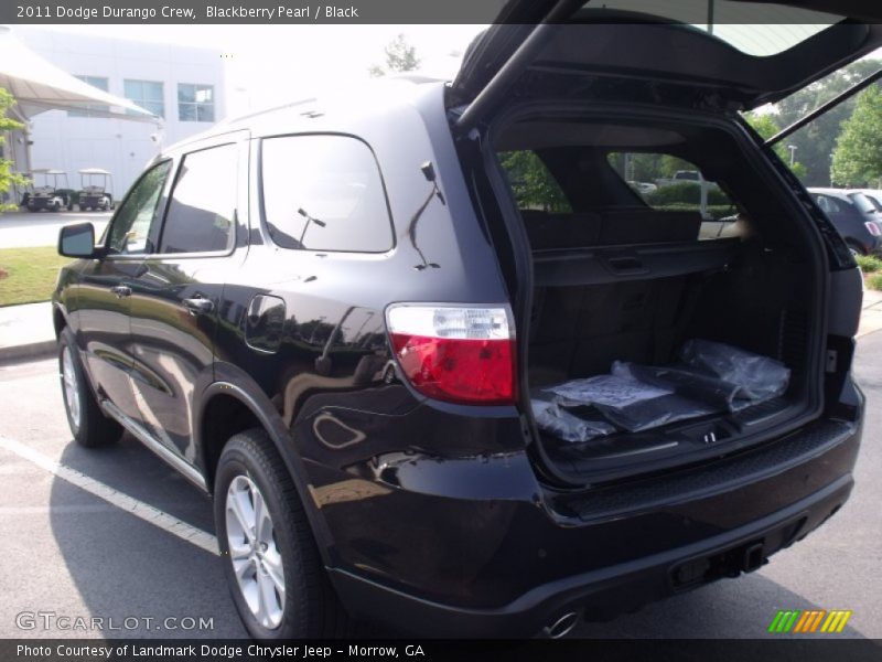 Blackberry Pearl / Black 2011 Dodge Durango Crew