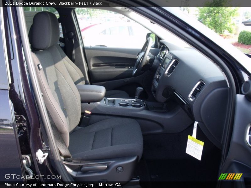 Blackberry Pearl / Black 2011 Dodge Durango Crew