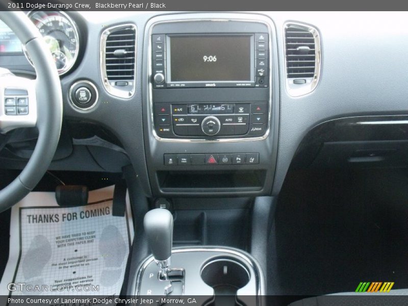 Blackberry Pearl / Black 2011 Dodge Durango Crew