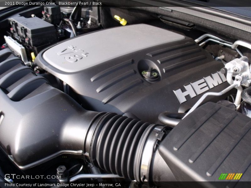 Blackberry Pearl / Black 2011 Dodge Durango Crew