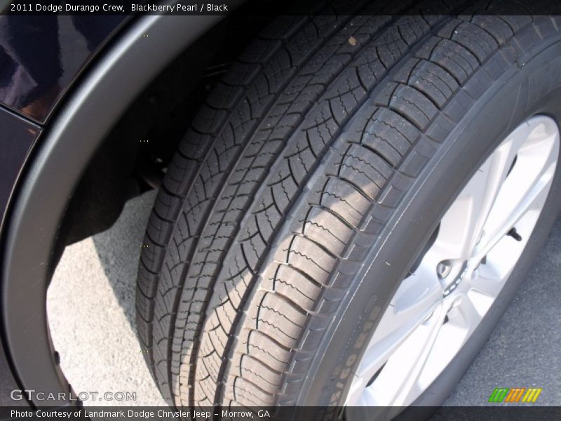 Blackberry Pearl / Black 2011 Dodge Durango Crew