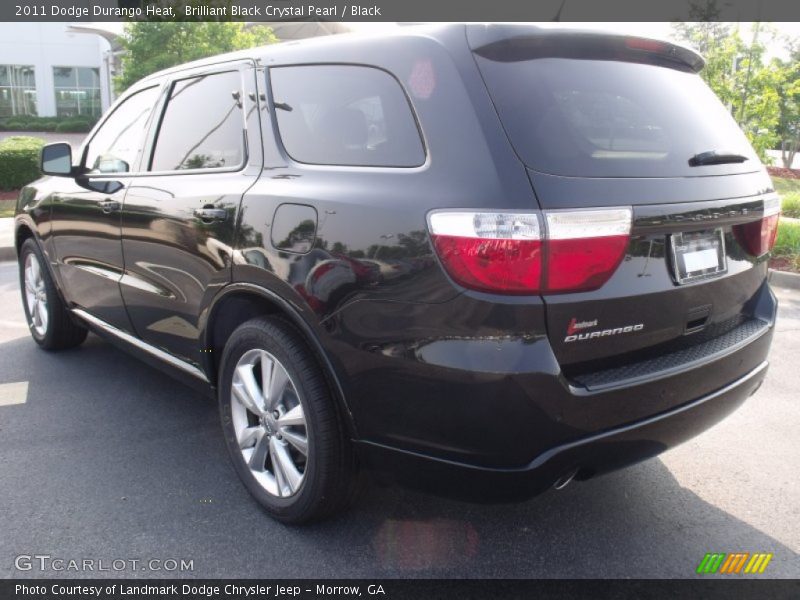 Brilliant Black Crystal Pearl / Black 2011 Dodge Durango Heat