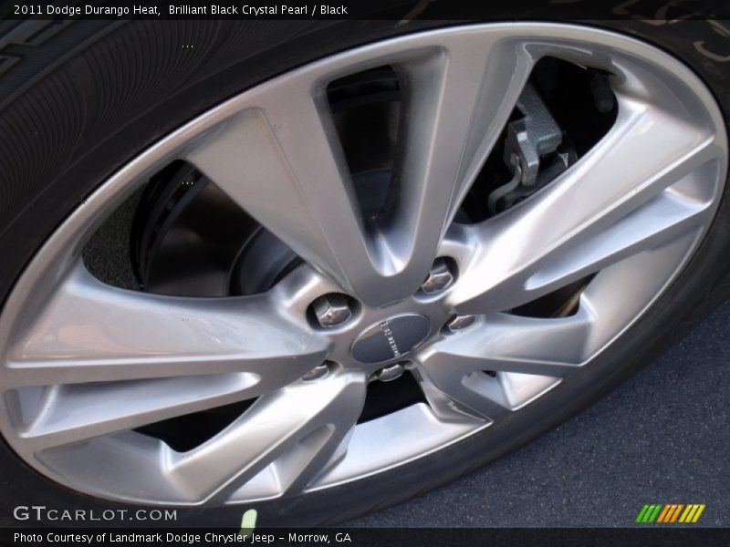 Brilliant Black Crystal Pearl / Black 2011 Dodge Durango Heat