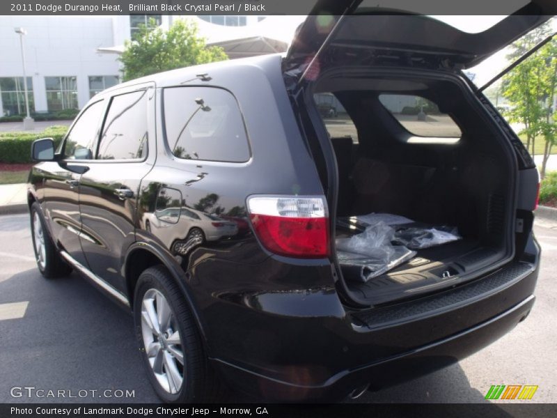 Brilliant Black Crystal Pearl / Black 2011 Dodge Durango Heat