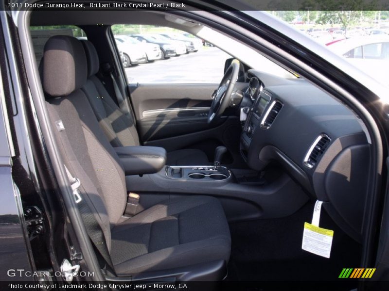 Brilliant Black Crystal Pearl / Black 2011 Dodge Durango Heat
