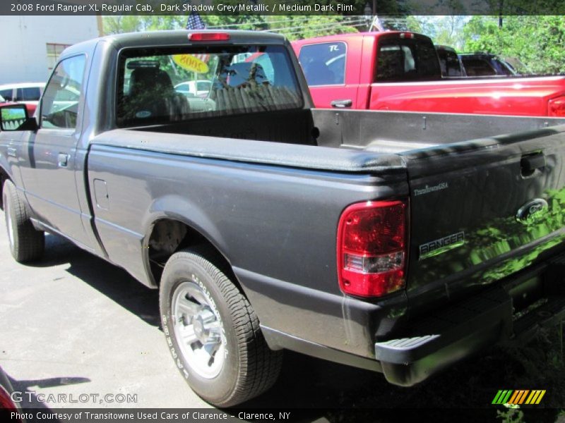 Dark Shadow Grey Metallic / Medium Dark Flint 2008 Ford Ranger XL Regular Cab