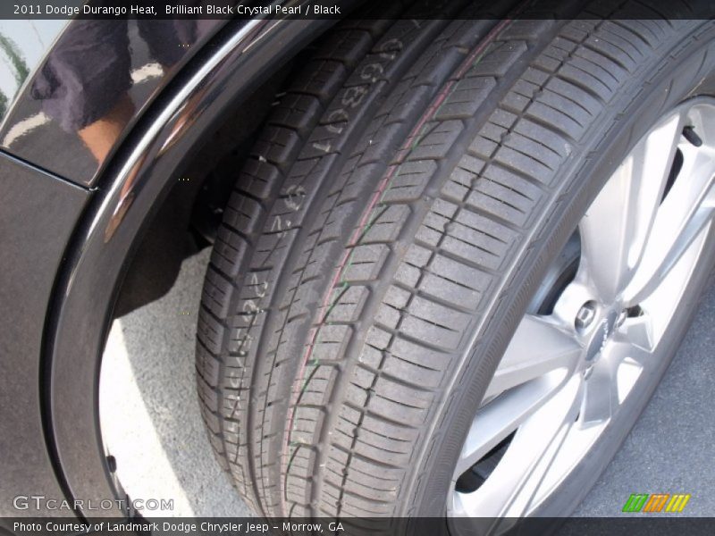 Brilliant Black Crystal Pearl / Black 2011 Dodge Durango Heat