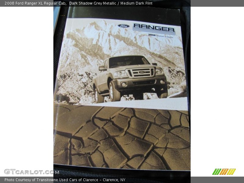 Dark Shadow Grey Metallic / Medium Dark Flint 2008 Ford Ranger XL Regular Cab