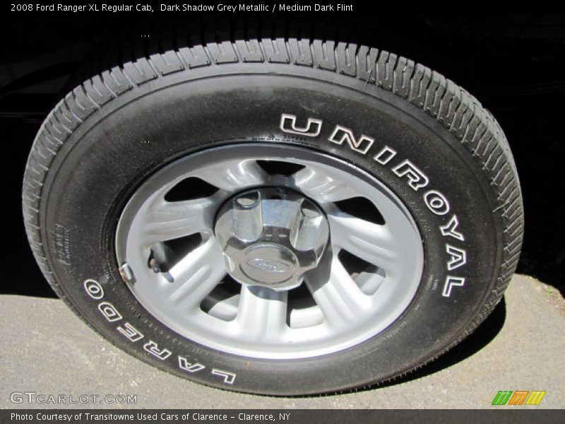 Dark Shadow Grey Metallic / Medium Dark Flint 2008 Ford Ranger XL Regular Cab