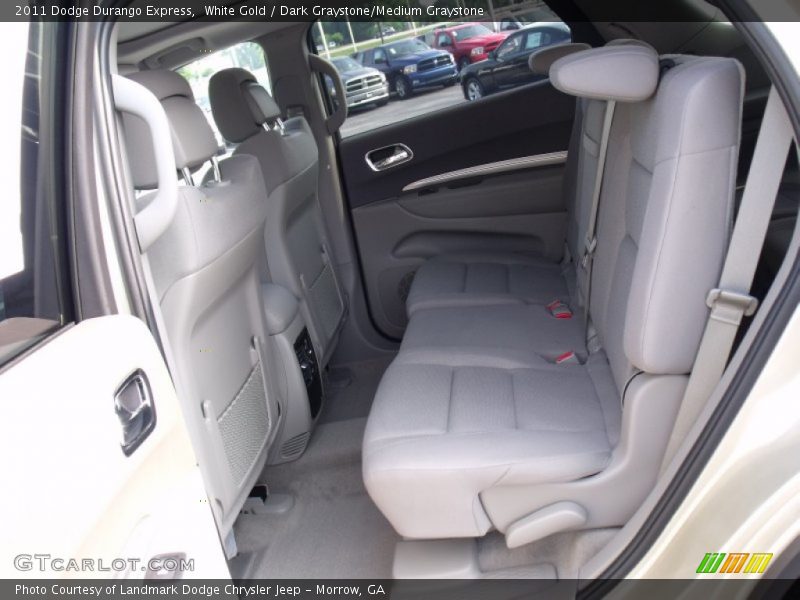 White Gold / Dark Graystone/Medium Graystone 2011 Dodge Durango Express
