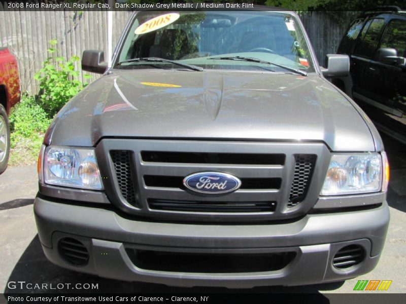 Dark Shadow Grey Metallic / Medium Dark Flint 2008 Ford Ranger XL Regular Cab