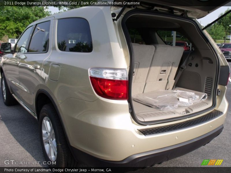 White Gold / Dark Graystone/Medium Graystone 2011 Dodge Durango Express