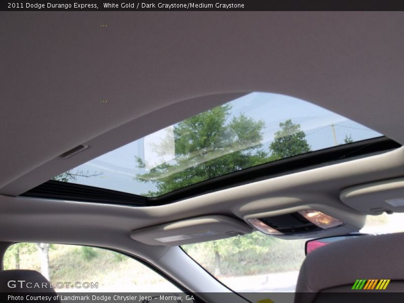 White Gold / Dark Graystone/Medium Graystone 2011 Dodge Durango Express