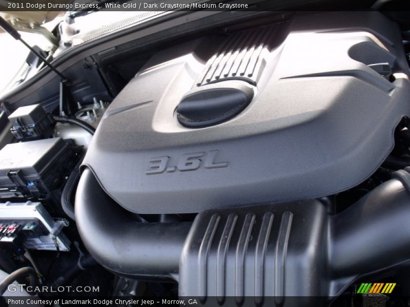 White Gold / Dark Graystone/Medium Graystone 2011 Dodge Durango Express