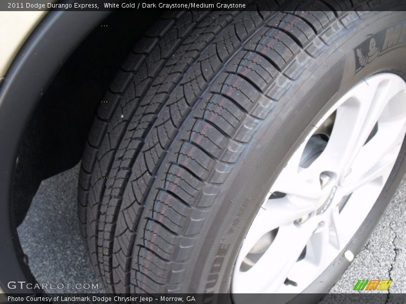 White Gold / Dark Graystone/Medium Graystone 2011 Dodge Durango Express