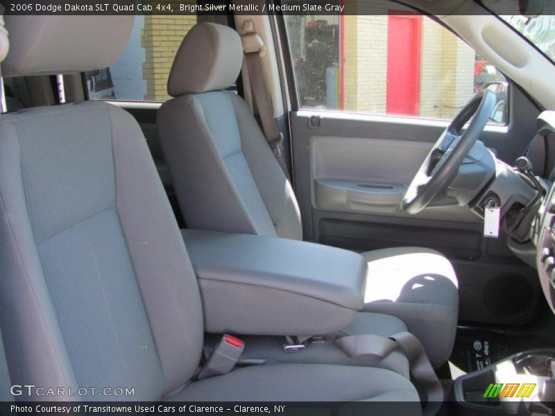 Bright Silver Metallic / Medium Slate Gray 2006 Dodge Dakota SLT Quad Cab 4x4