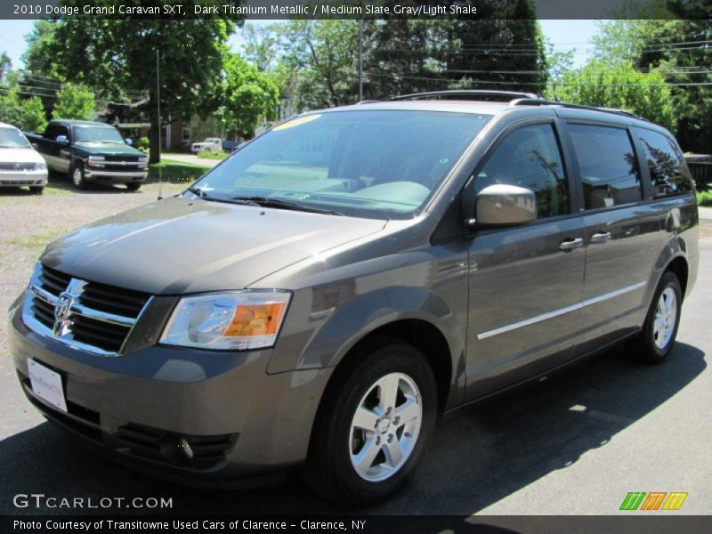 Dark Titanium Metallic / Medium Slate Gray/Light Shale 2010 Dodge Grand Caravan SXT