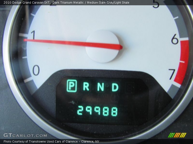 Dark Titanium Metallic / Medium Slate Gray/Light Shale 2010 Dodge Grand Caravan SXT
