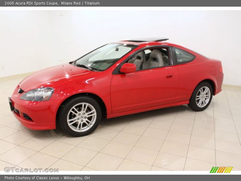 Milano Red / Titanium 2006 Acura RSX Sports Coupe