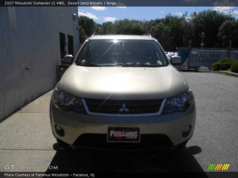 Desert Sand Metallic / Beige 2007 Mitsubishi Outlander LS 4WD